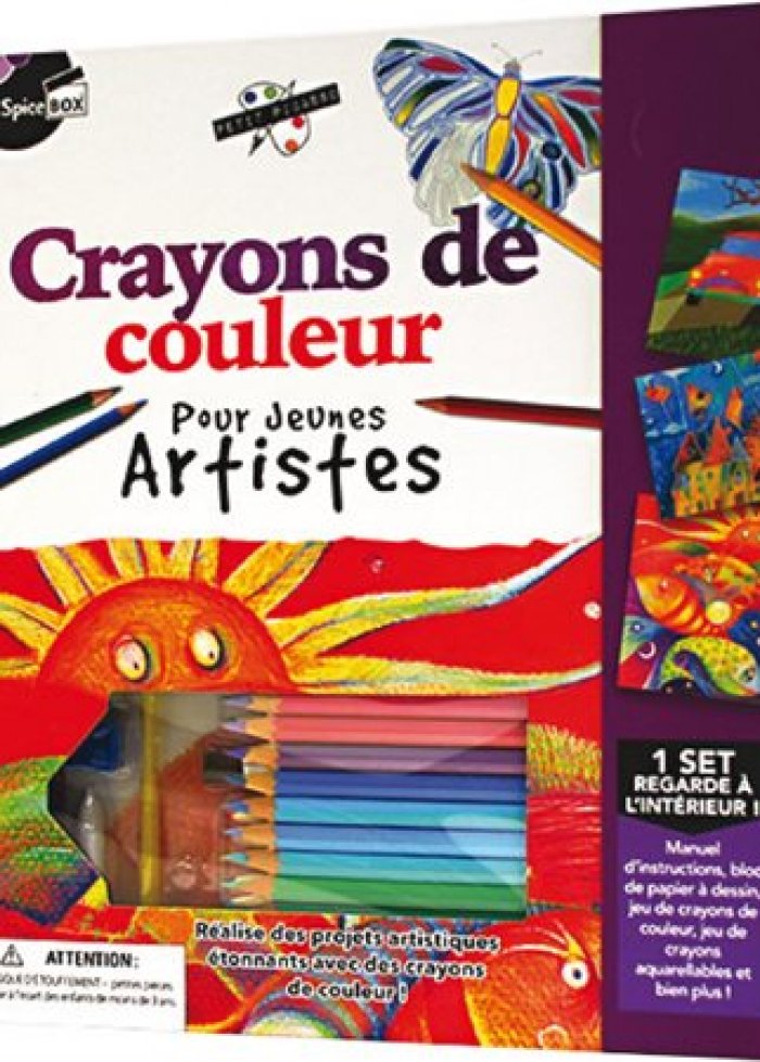 Crayons de couleur pour jeunes artistes