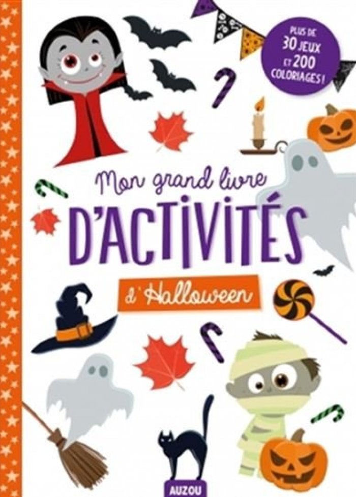 Mon grand livre d'activités d'Halloween