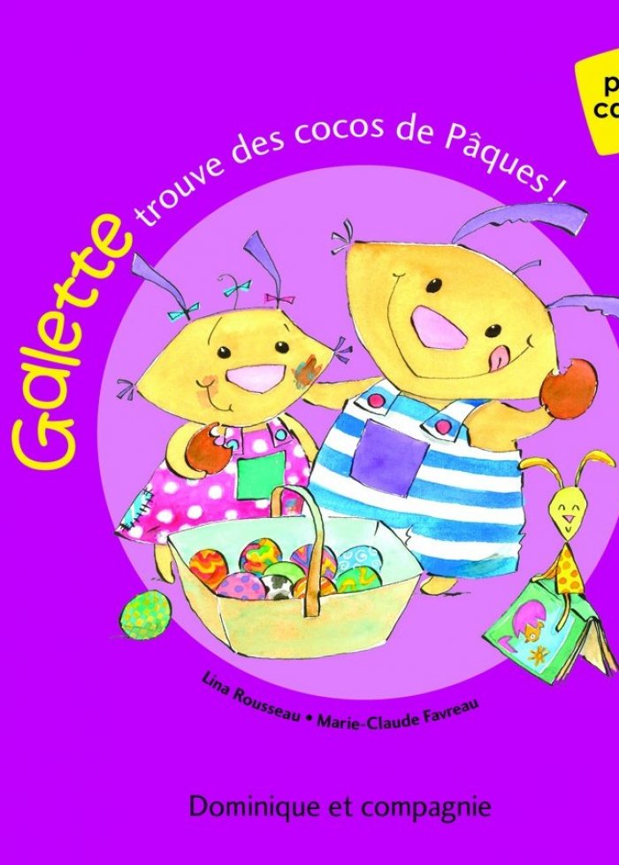 Galette trouve des cocos de Pâques !