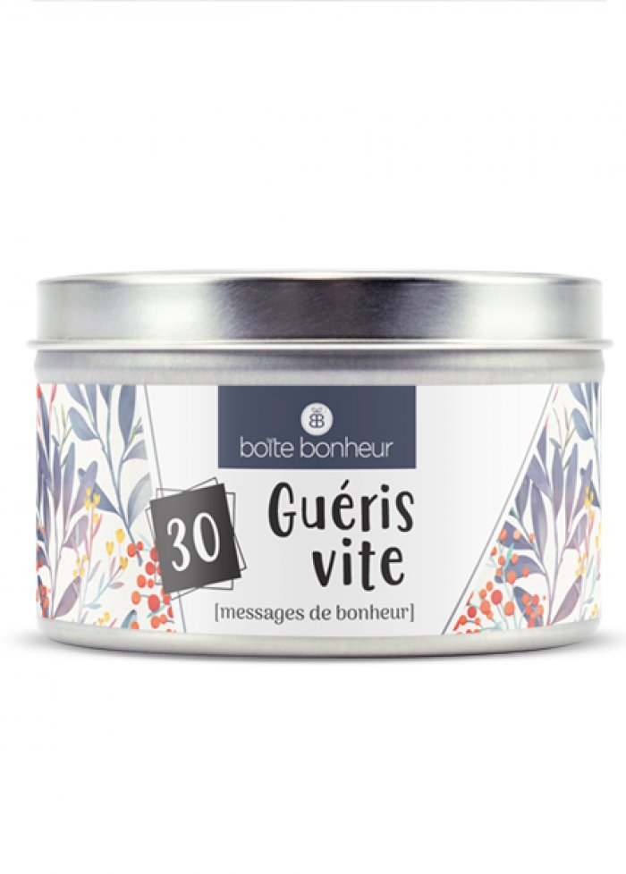 Mini bo&icirc;te bonheur : gu&eacute;ris vite