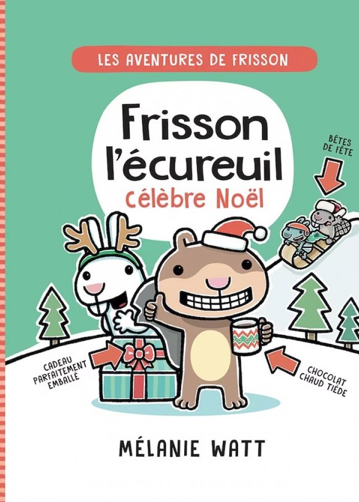 Frisson l'&eacute;cureuil c&eacute;l&egrave;bre No&euml;l