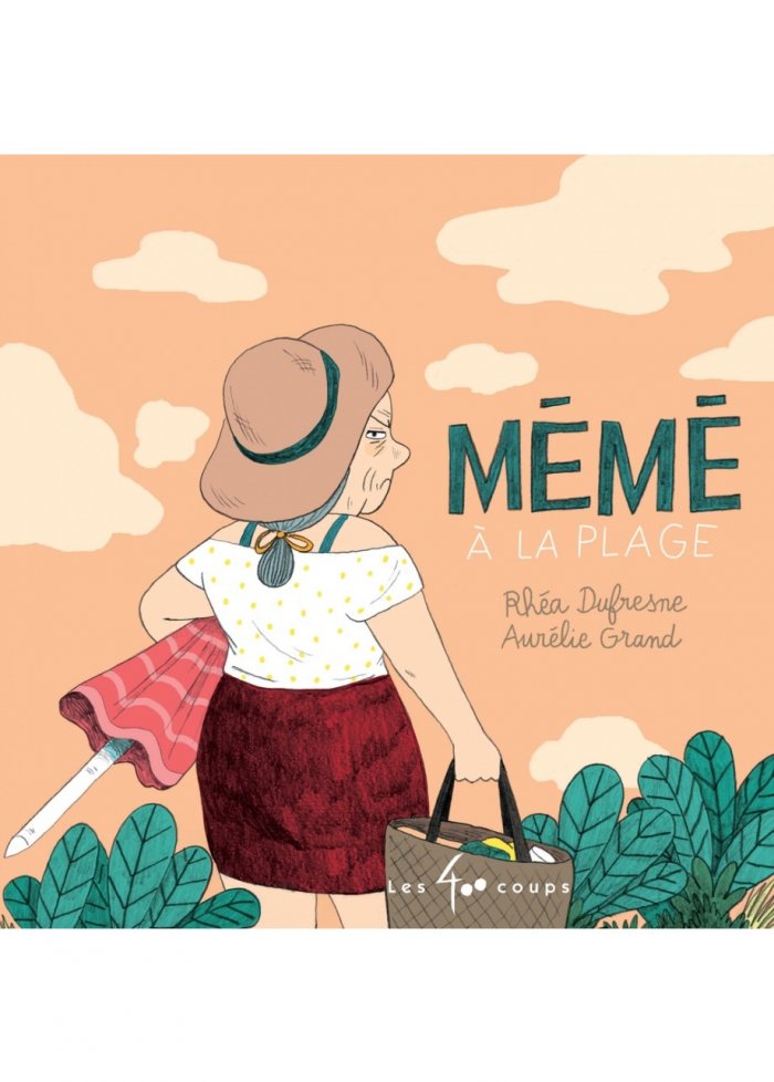 Mémé à la plage