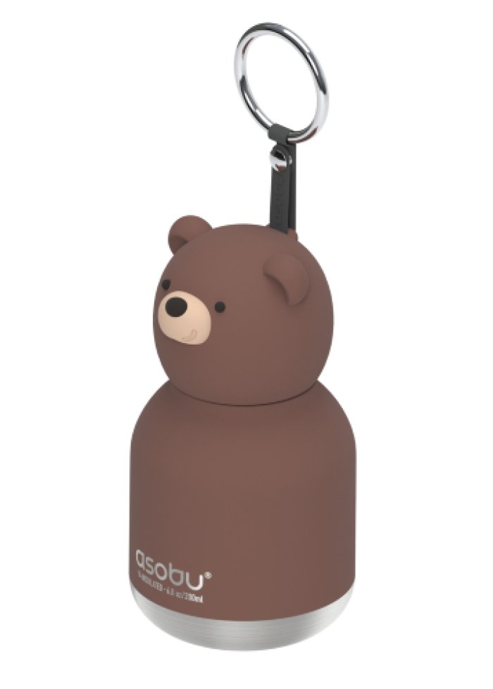 Bouteille isotherme Mini Bestie : ours brun