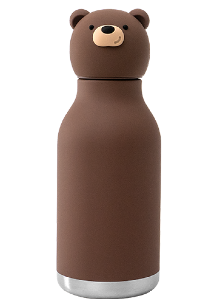 Bouteille isotherme Bestie : ours brun